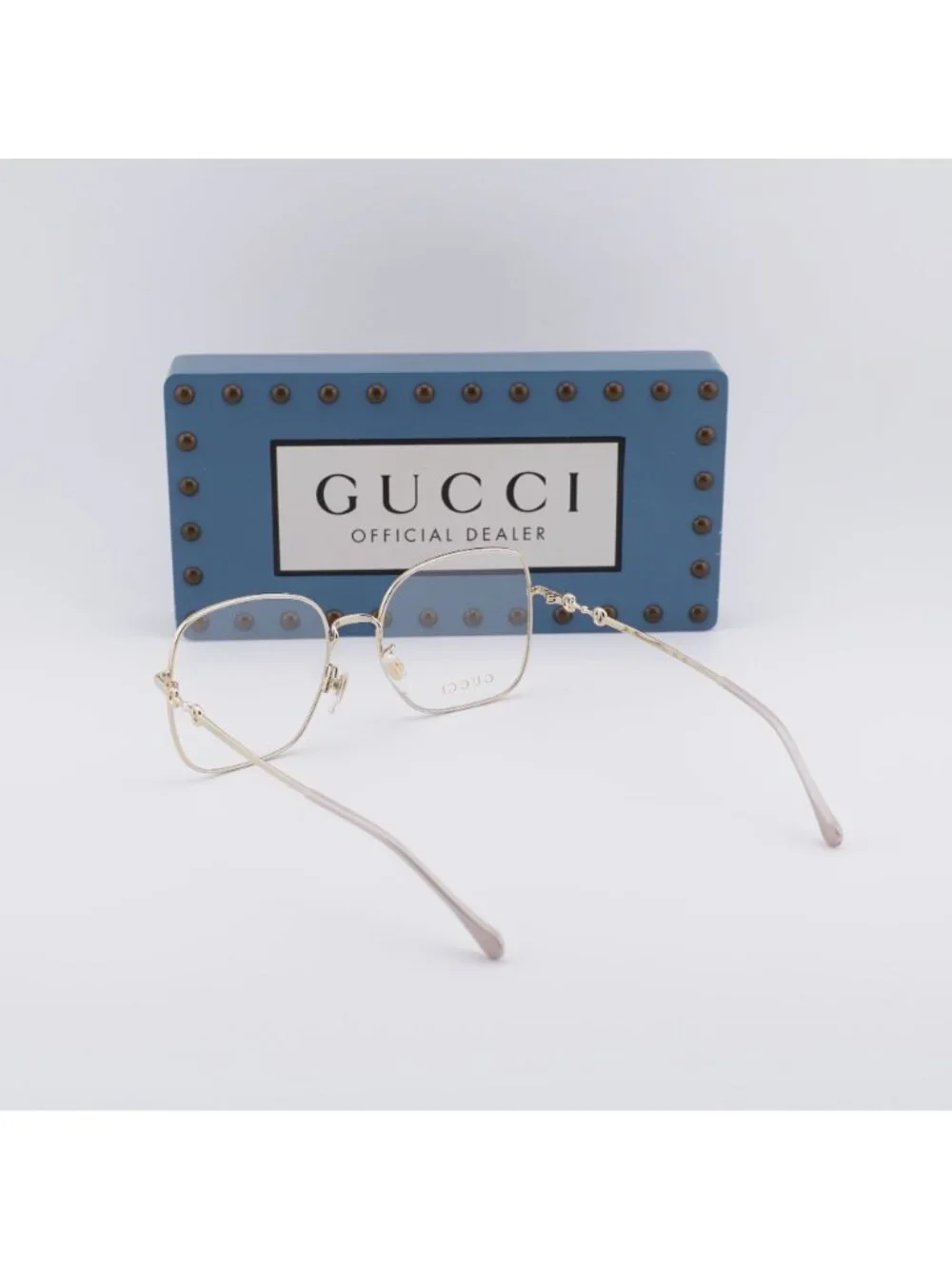 Gucci GG0883OA 001 Square Eyeglasses 55mm - Gold